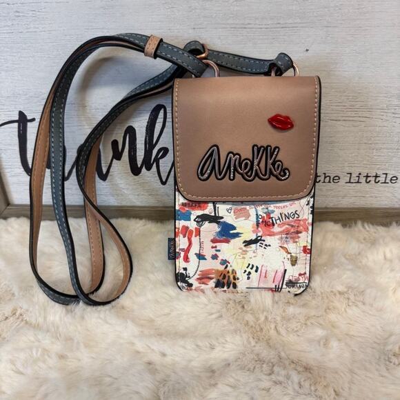 Anekke Mini Faux Leather Crossbody Purse - Picture 7 of 15